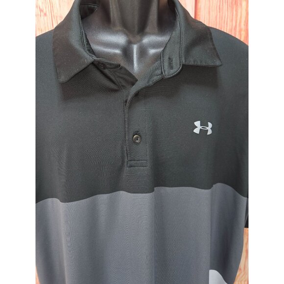 Under Armour Mens Playoff Polo Shirt 2XL Heatgear - Picture 3 of 8